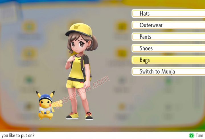 Pokemon Let's Go Clothing Set Locations - All Trainer & Pokemon Outfits