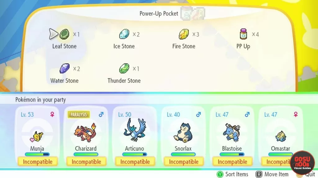 Pokemon Let's Go Pikachu & Eevee Evolution Stones - Where to Find