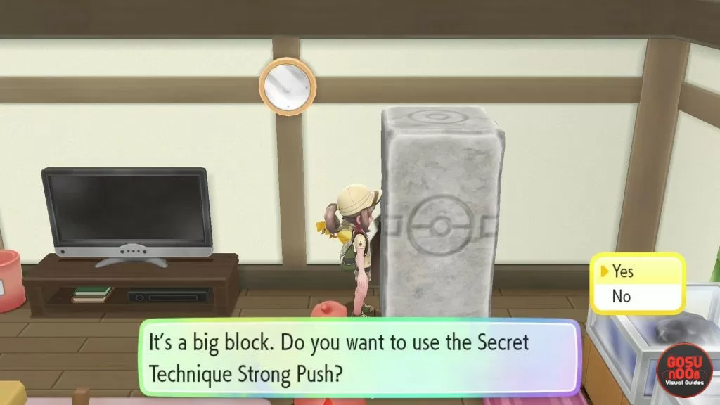 Pokemon Let's Go Pikachu & Eevee Strong Push Secret Technique - How to Get