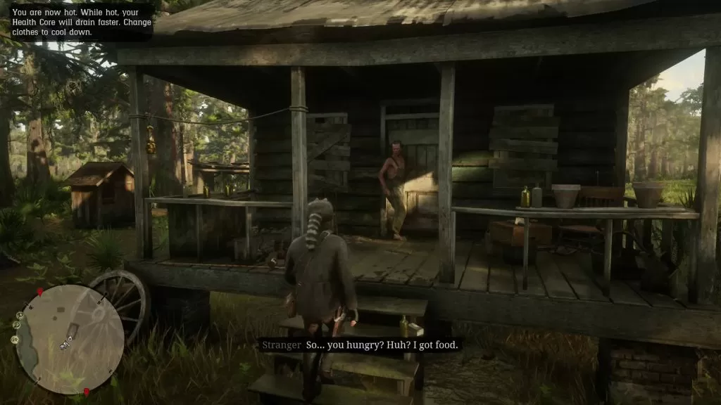 Red Dead Redemption 2 Bayou Nwa Stranger Cabin - Go in or Not