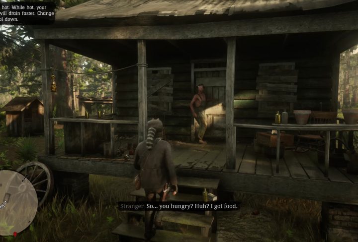 Red Dead Redemption 2 Bayou Nwa Stranger Cabin - Go in or Not