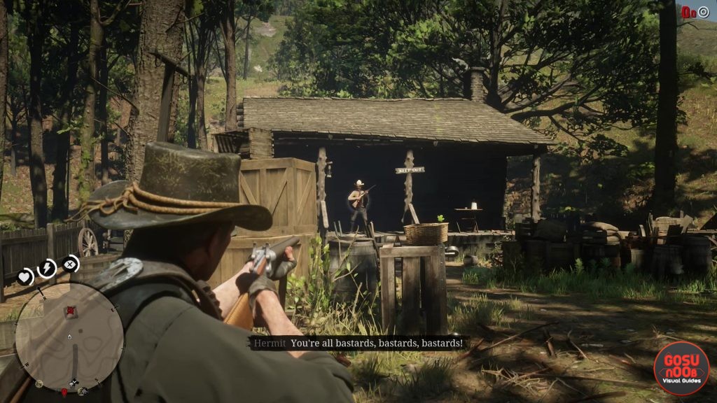 Red Dead Redemption 2 Hermit Stranger - Torn Treasure Map 1 Location