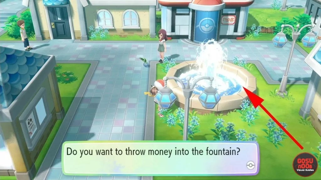 cerulean city fountain how to get pokemon lets go heart scale