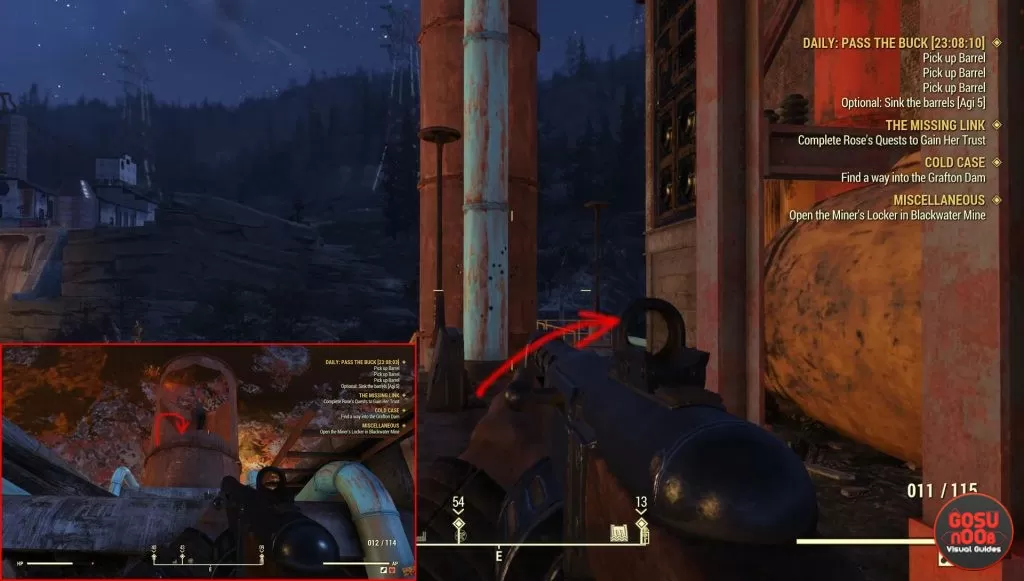 fallout 76 cold case quest how to enter grifton dam