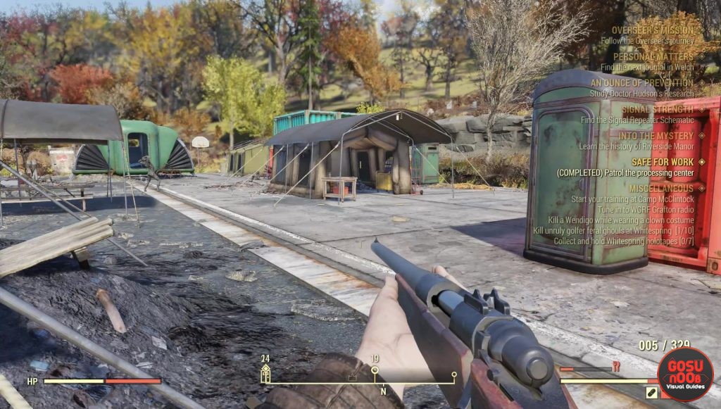 fallout 76 safe for work quest patrol processing center