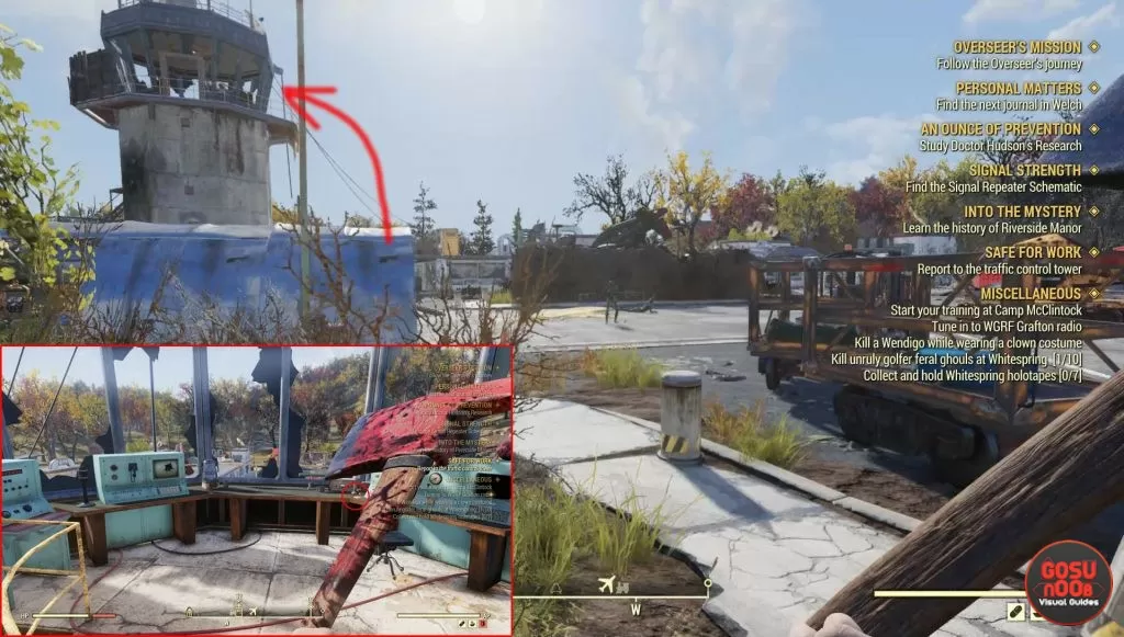 fallout 76 safe for work traffic control tower