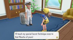 how to chop trees pokemon lets go captain where to find