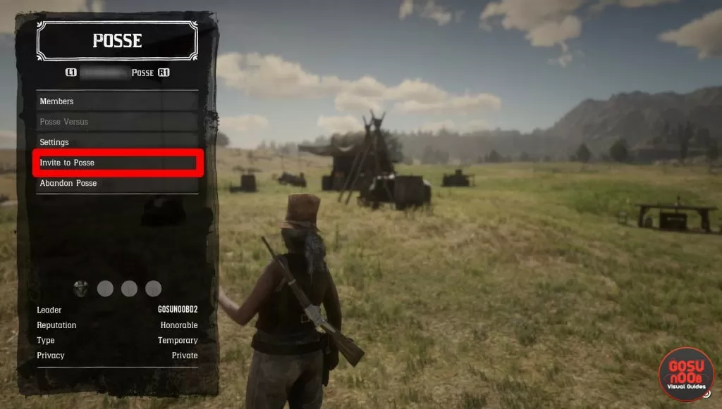 how to invite friends to posse red dead redemption 2 online