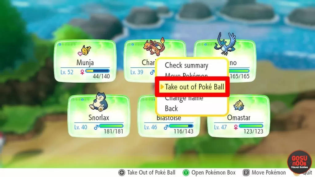 how to move faster pokemon lets go