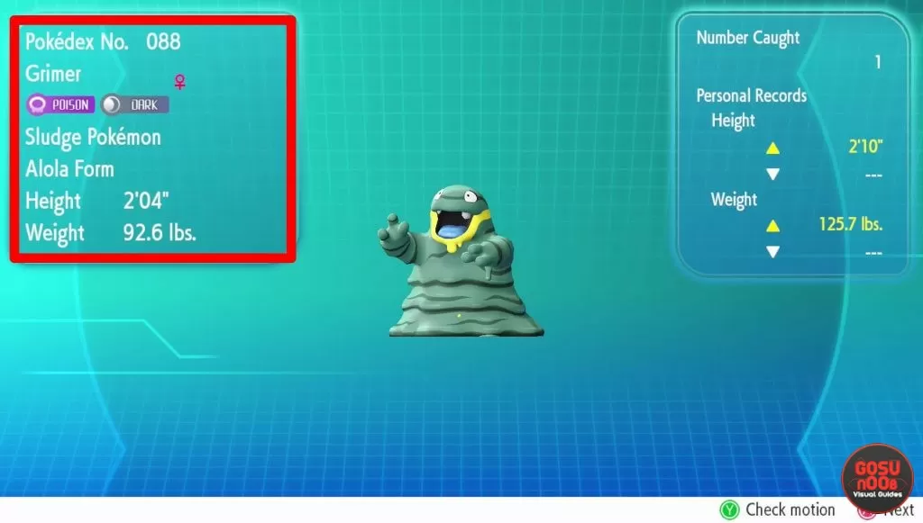 pokemon lets go grimer alola form how to get