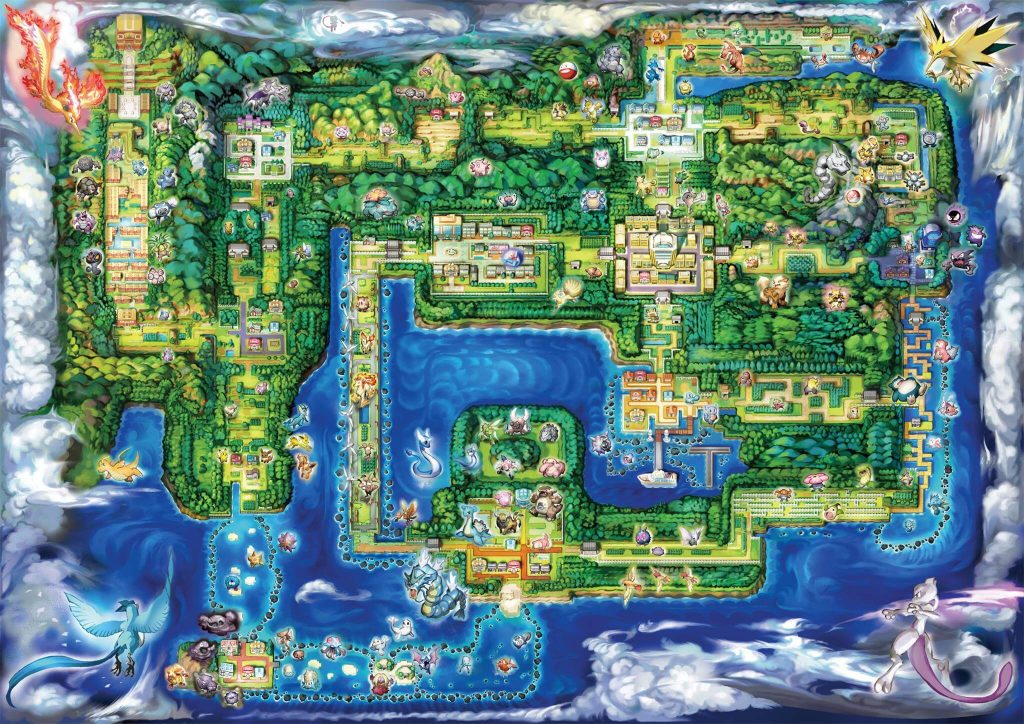 pokemon let's go pikachu eevee pokemon locations map