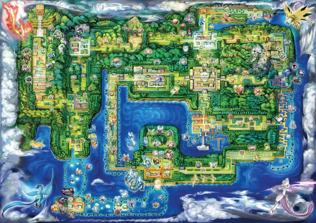 pokemon let's go pikachu eevee pokemon locations map