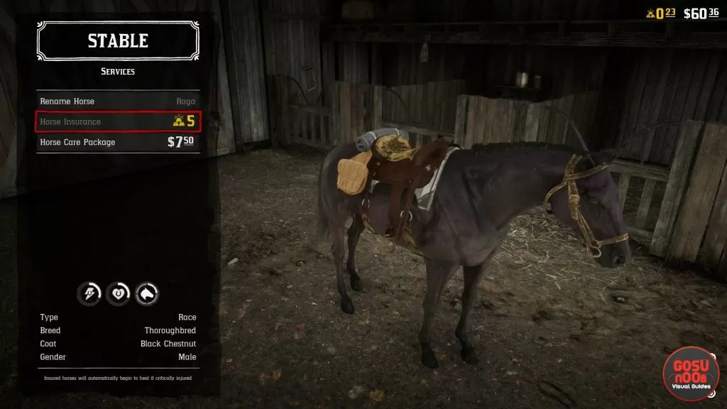 rdr2 online horse insurance