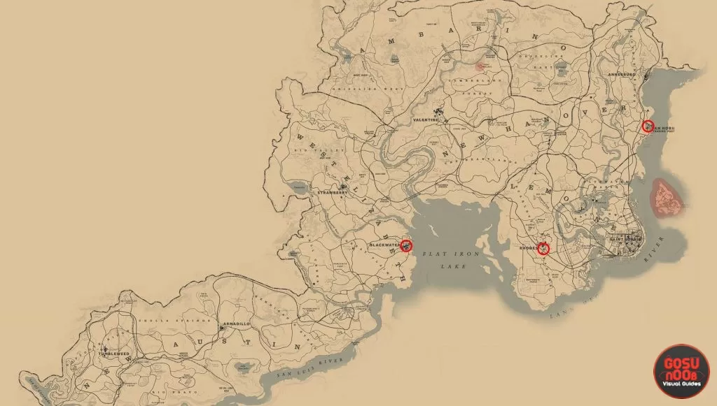 rdr2 where to find blackjack locations