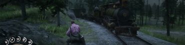 red dead online robbing trains
