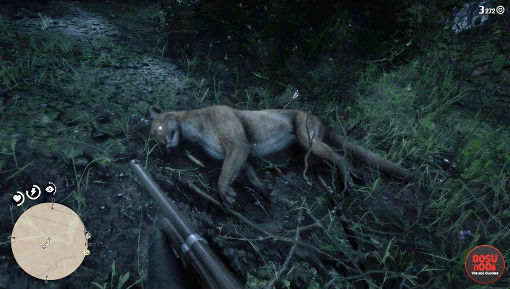red dead redemption 2 cougar locations hunter challenge