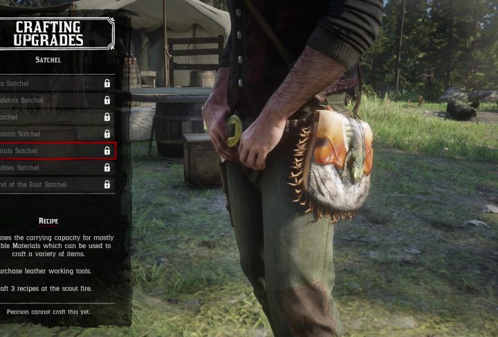red dead redemption 2 increase satchel space more inventory slots