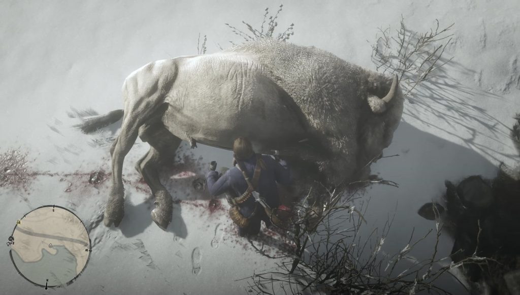 red dead redemption 2 legendary white bison location