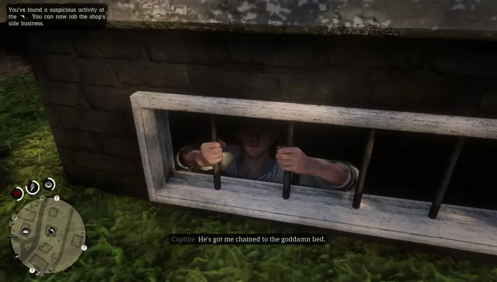 red dead redemption 2 rhodes basement prisoner