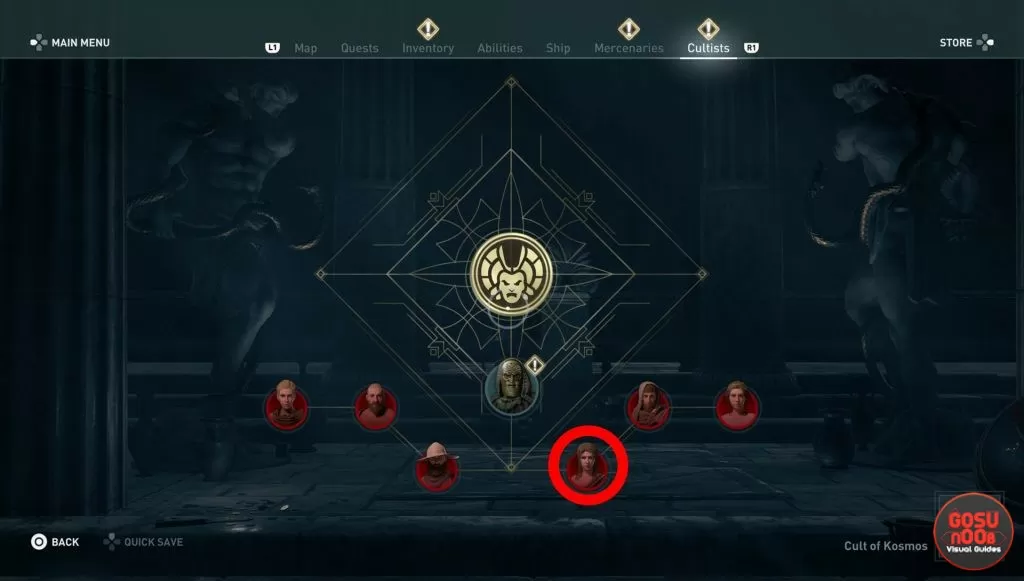 akantha deceiver cultist location where to find ac odyssey