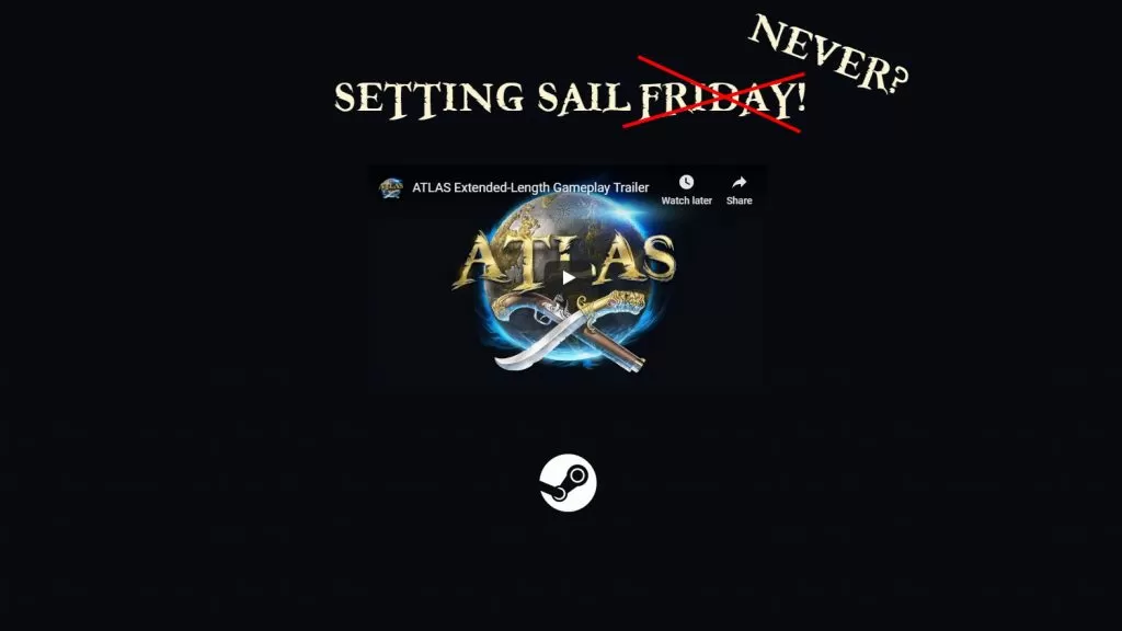 atlas official website launch delay friday