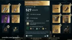 legendary persian elite leg armor ac odyssey dlc legacy of first blade