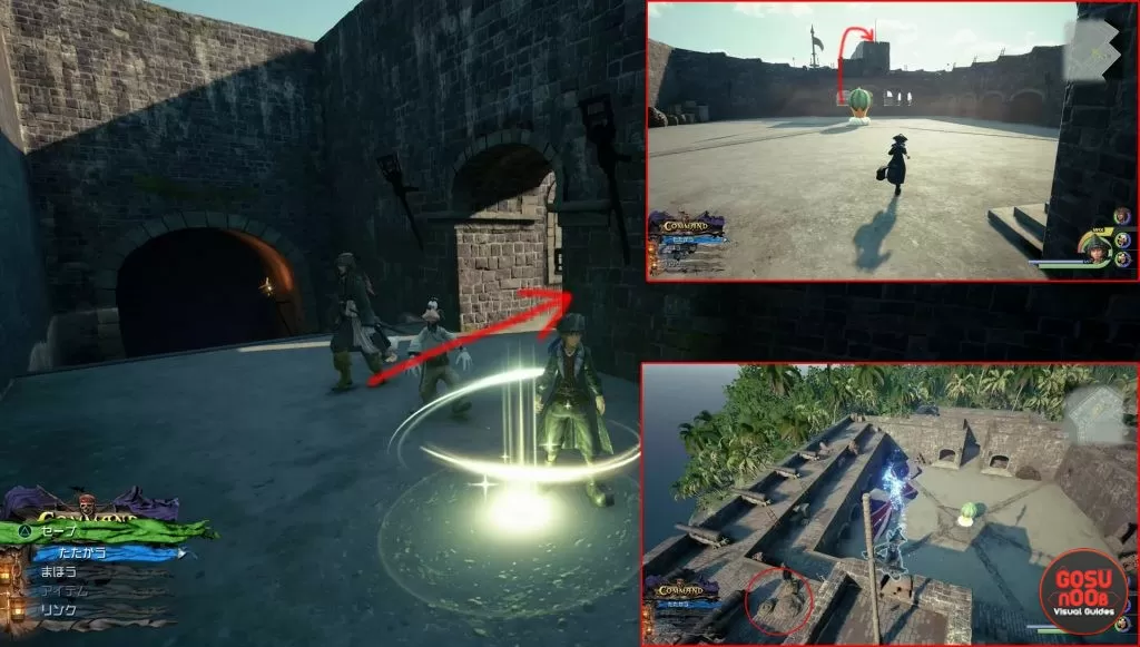 kh3 caribbean lucky emblem locations