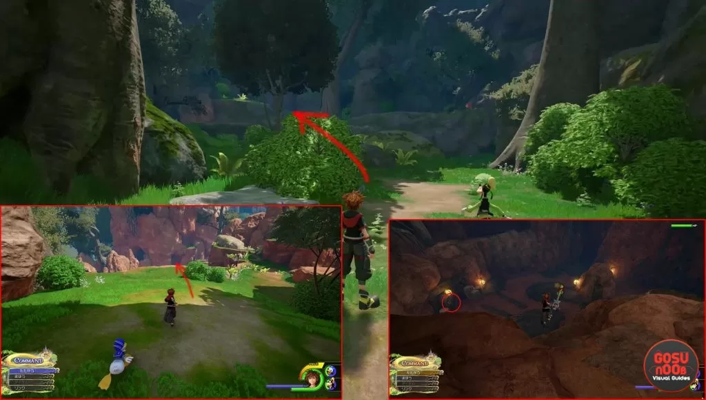 kingdom hearts 3 lucky emblem locations forest