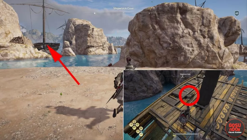 order of the storm shipwreck cove clue location legacy first blade ac odyssey