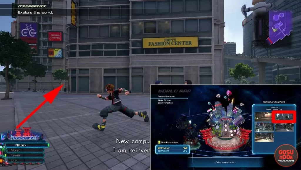 san fransokyo damascus locations kingdom hearts 3