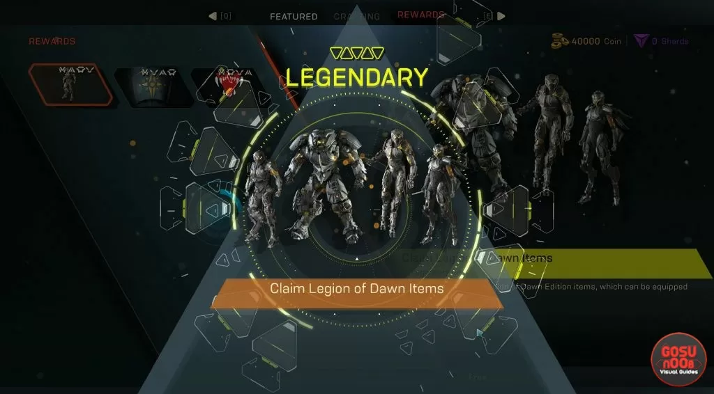 Anthem Legendary Weapon Disappeared Legion of Dawn Not Showing Up How to Fix