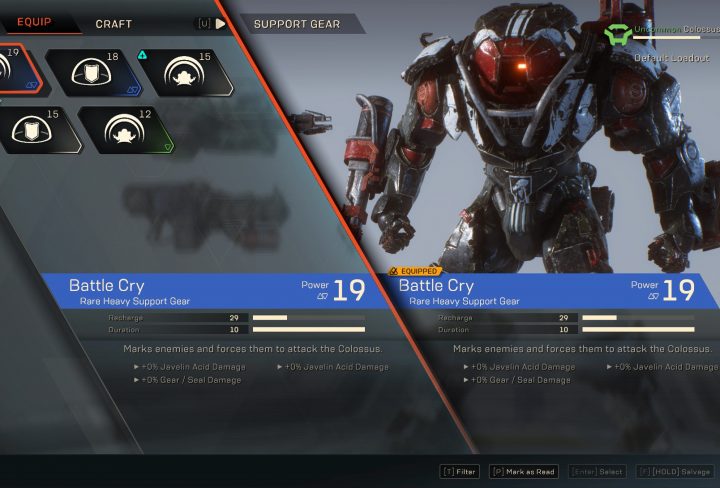 anthem crafting how to craft weapons gear consumables
