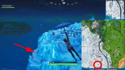 fortnite season 8 weekly challenge snow giant face location