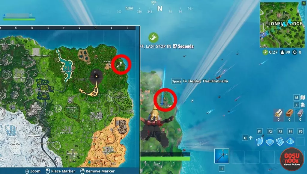 jungle giant face location fortnite season 8 week 1 weekly challenge