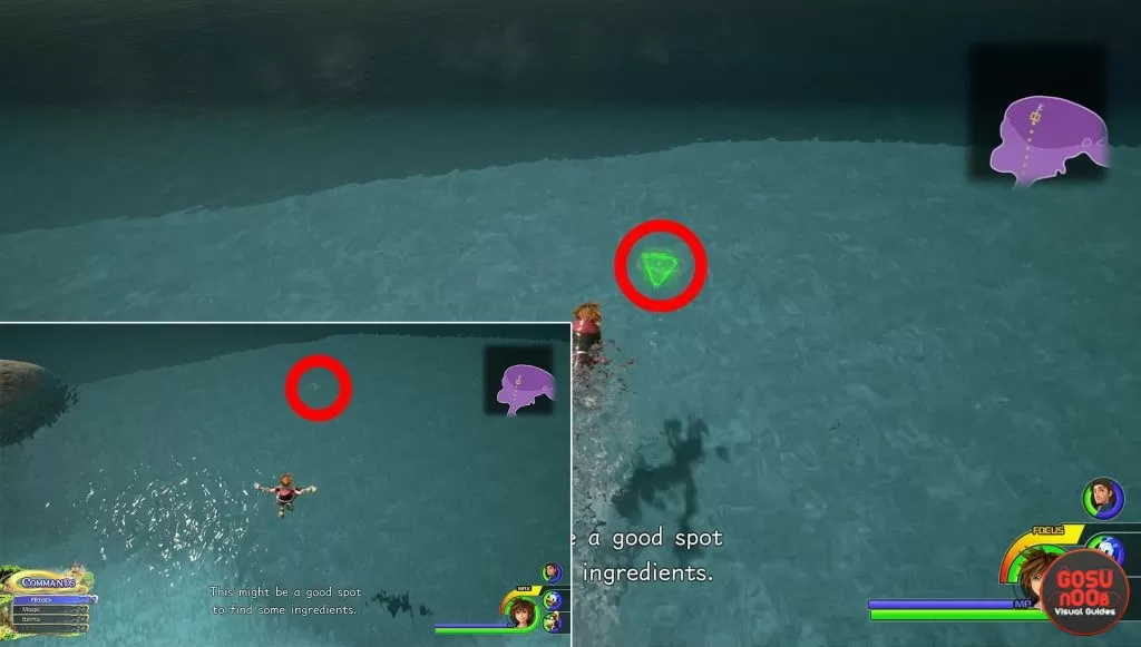 where to find sea bass kh3 ingredient location