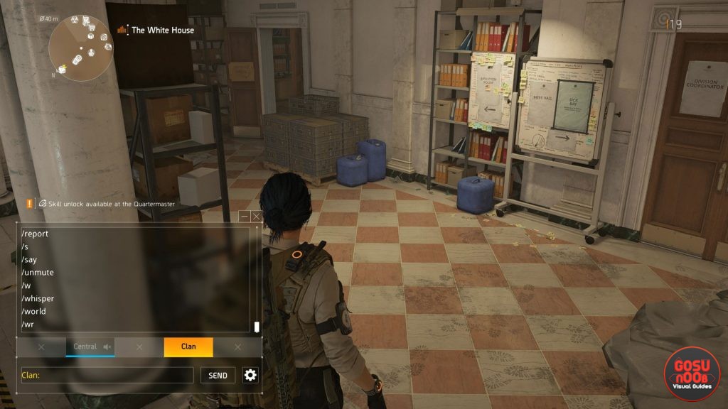 Division 2 Chat Commands List For PC Whisper Group Public