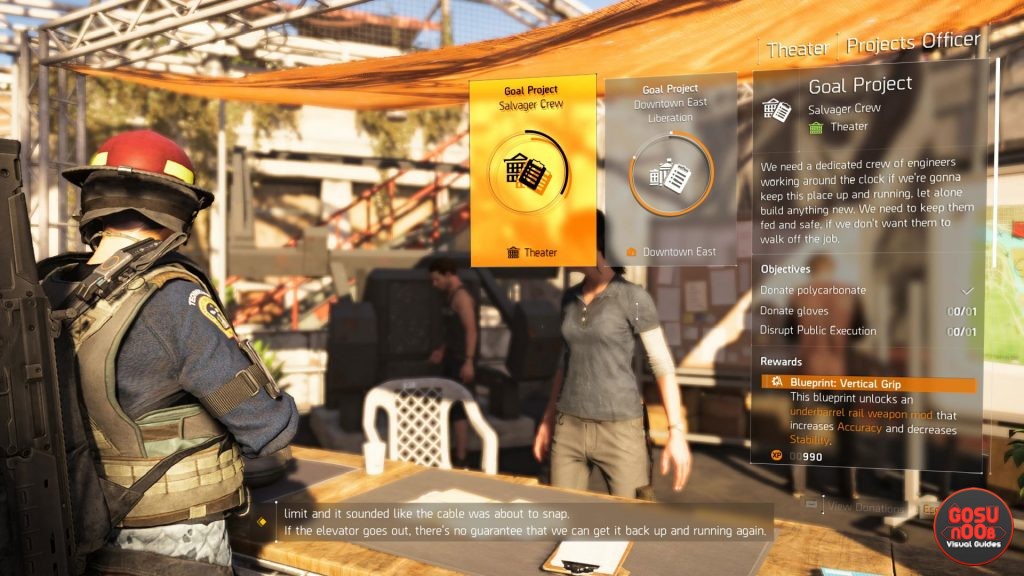 Division 2 Projects How to Complete Donate Objectives