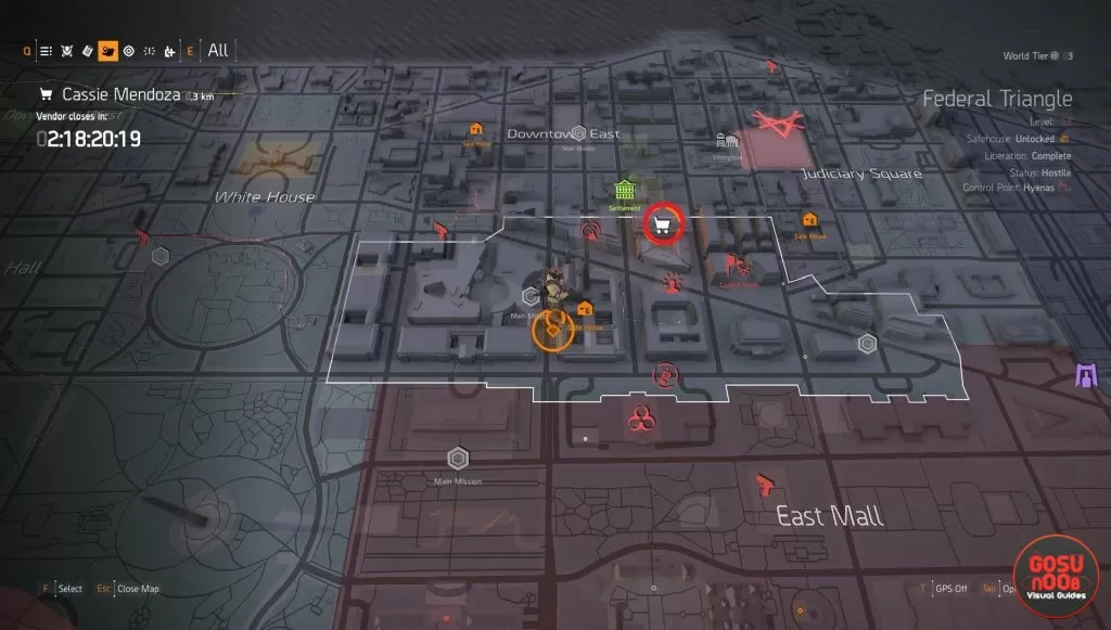 division 2 where to find secret vendor