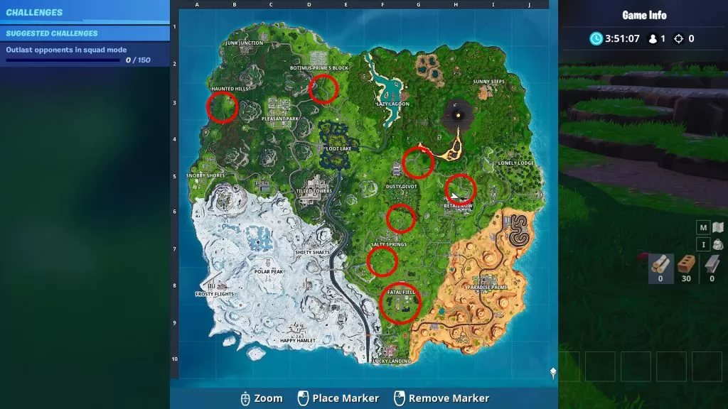 fortnite br apple locations season 8