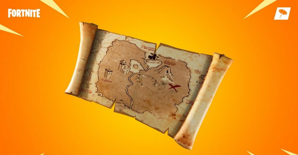 fortnite treasure map