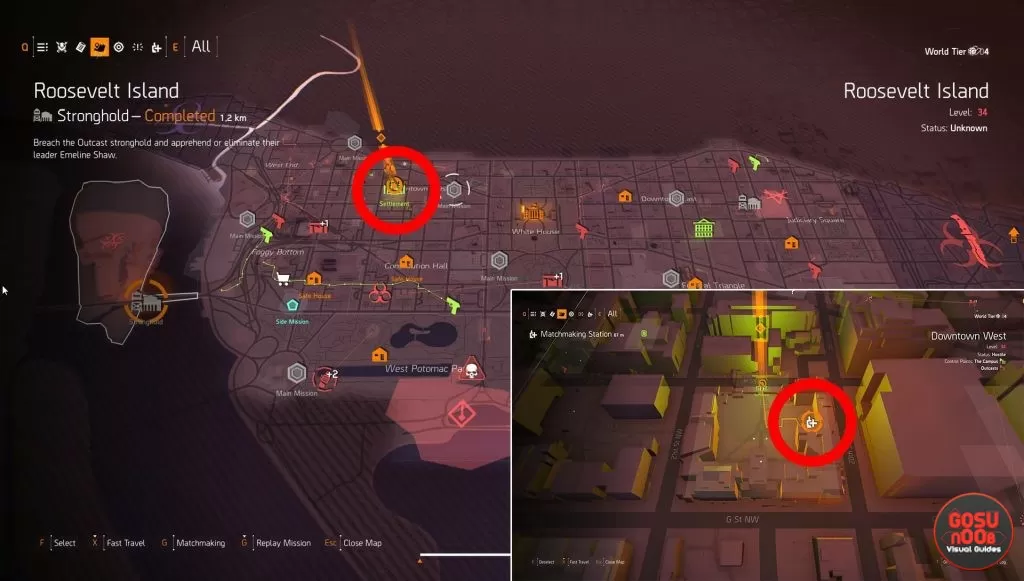 how to mark unmarked shd tech caches downtown west division 2