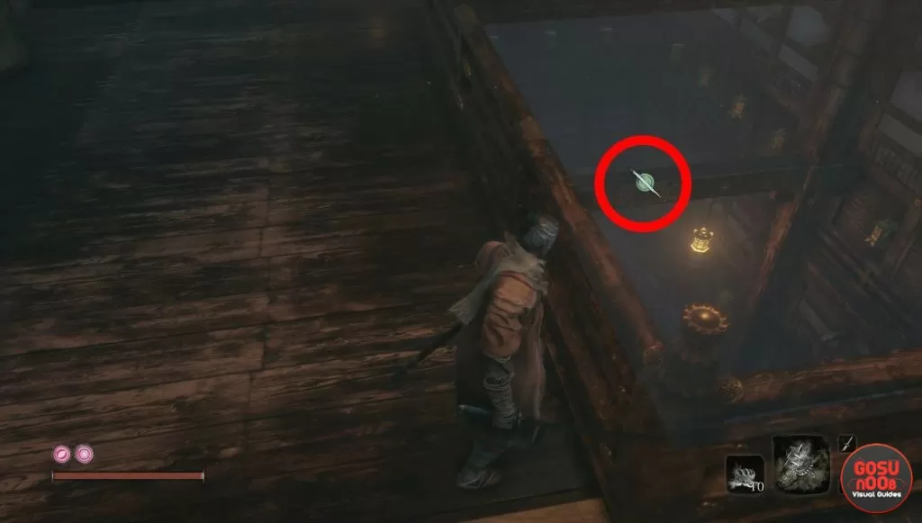 sabimaru tool secret chest location sekiro ashina castle