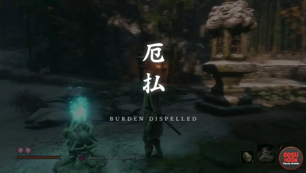 sekiro demon bell how to turn off effect