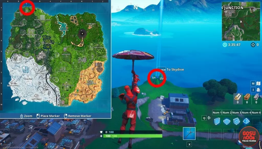 where to find furthest north place in fortnite weekly challenge