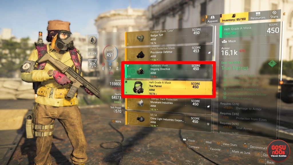 Division 2 New Gear Sets - Hard Wired, True Patriot, Ongoing Directive