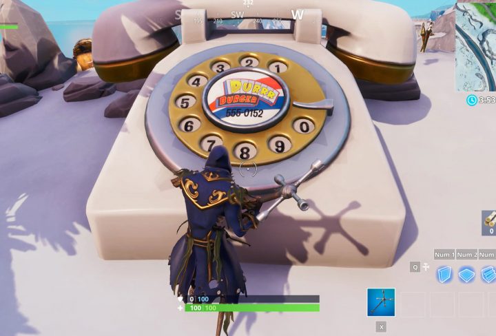 Fortnite Dial Durrr Burger & Pizza Pit Number Big Telephone Locations