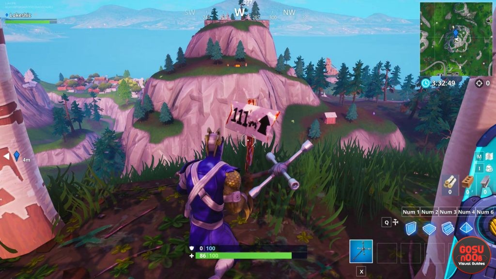 Fortnite Visit 5 Highest Elevations on the Island Locations