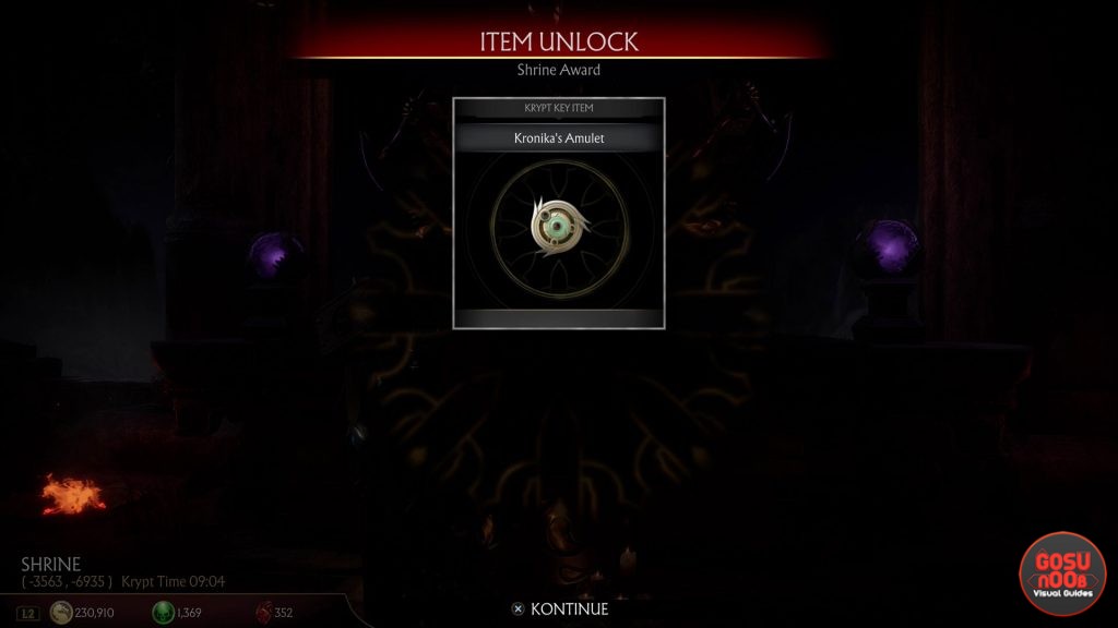 Mortal Kombat 11 Pay Tribute To The Gods - Kronika’s Amulet