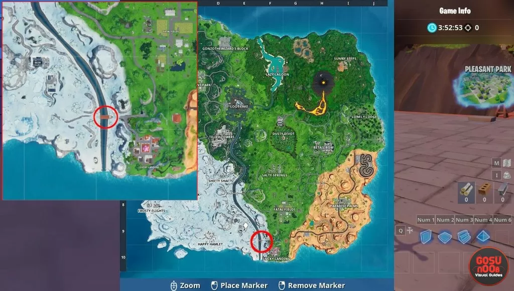 fortnite br bridge locations