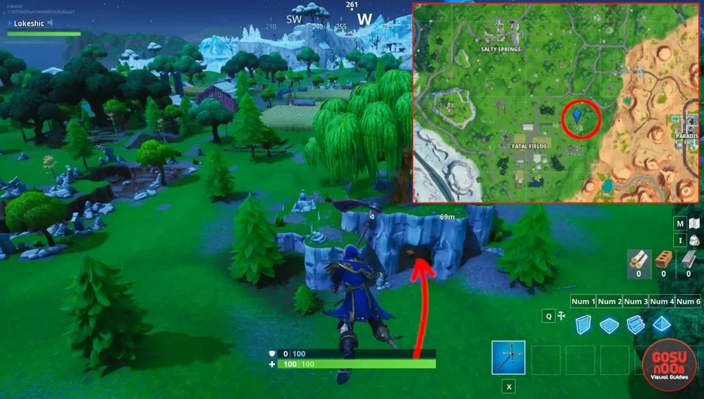 fortnite br cave jigsaw fatal fields